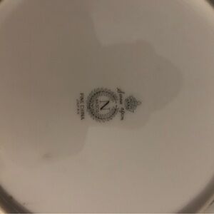 Nasco White China Dinnerware Set